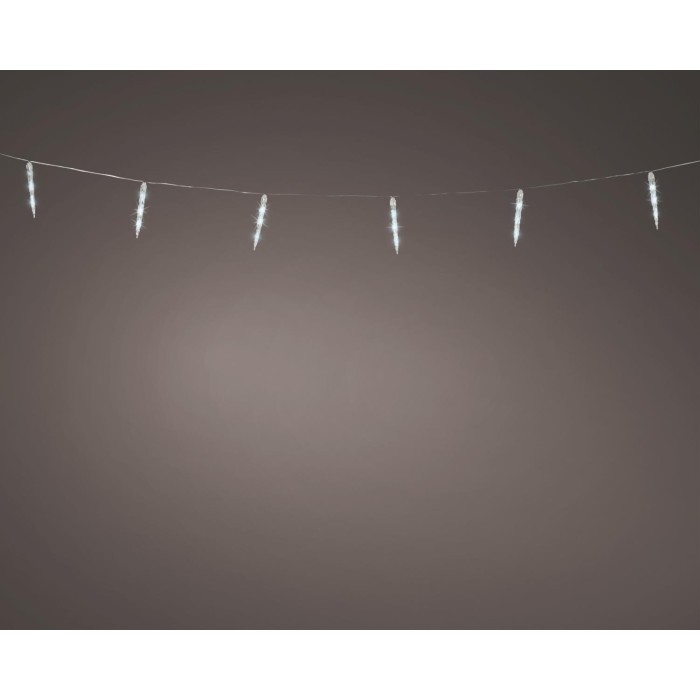 GHIACCIOLI PENDENTI 8 LED L.280 H.18